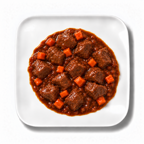 stuzzicante brasato di soia vegan