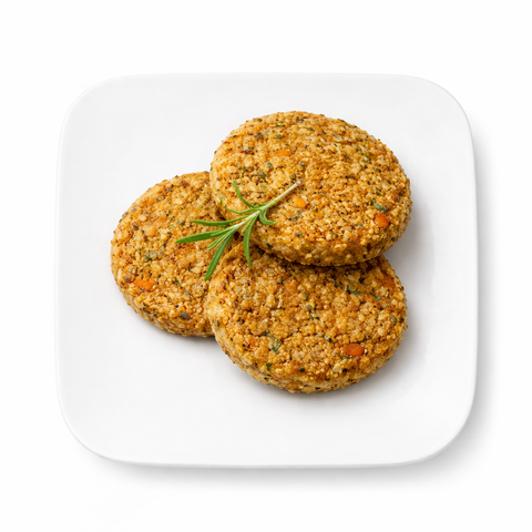burger vegan di ceci e verdure senza glutine