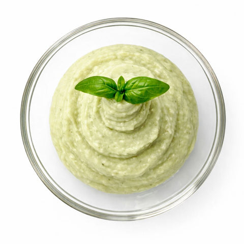 cremoso di anacardi al basilico